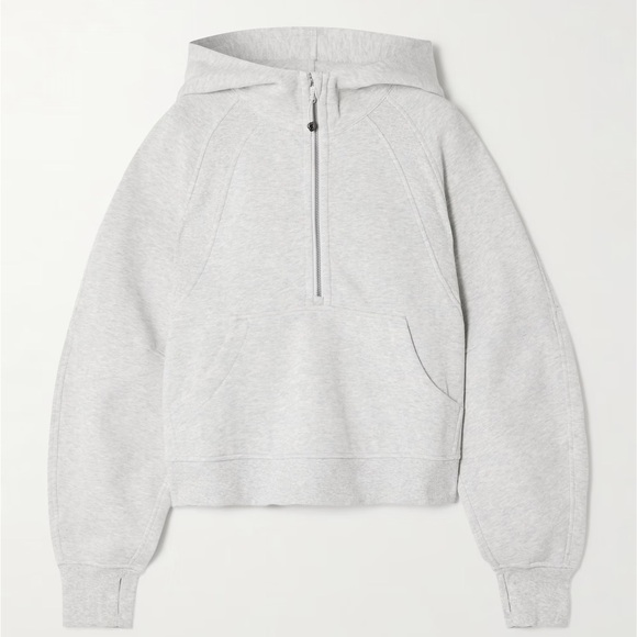 lululemon athletica Gray half zip Hoodie Jacket M/L - Picture 3 of 7